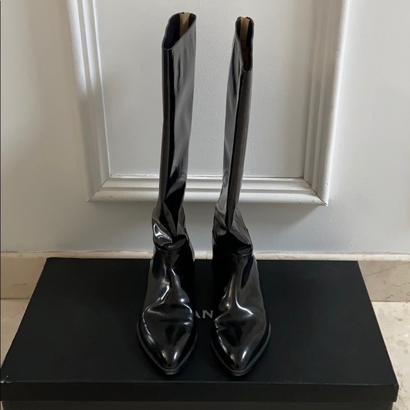 Black Chanel Boots - Picture 2 of 7